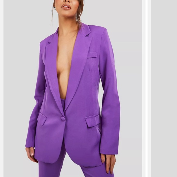Booho purple blazer - Picture 2 of 3
